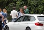 Amsterdam 7 juli 2016 
Connie Breukhoven met haar vriend Eugene v Dun op de fiets in Amsterdam.Opnames Koefnoen met Owen Schumacher Paul Groot Martine Sandifort en Sanne Wallis de Vries. Opnamews vonden plaats in de v Eeghenstraat.