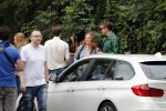 Amsterdam 7 juli 2016 
Connie Breukhoven met haar vriend Eugene v Dun op de fiets in Amsterdam.Opnames Koefnoen met Owen Schumacher Paul Groot Martine Sandifort en Sanne Wallis de Vries. Opnamews vonden plaats in de v Eeghenstraat.