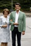 Amsterdam 9 juli 2016
Modeshow Monique Collignon op AFW Amsterdam fashion week bij westergasfabriek.
Maurice Wijnen met zijn moeder