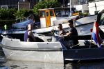 Vreeland 18 juli 2016
Maurice Wijnen met zijn vriend/partner en Rolf Koster aan het varen op de vecht.
