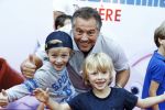 Amsterdam 17 juli 2016
Premiere huisdiergeheimen in Pathe arena. Otto Klein met zoon