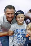 Amsterdam 17 juli 2016
Premiere huisdiergeheimen in Pathe arena. Otto Klein met zoon