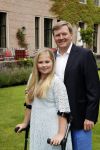 Wassenaar 8 juli 2016
Koninklijk fotouur op de Horsten met Koning Willem Alexander Koningin Maxima en de prinsessen Amalia Ariane en Alexia. Ook de honden zijn erbij.