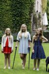 Wassenaar 8 juli 2016
Koninklijk fotouur op de Horsten met Koning Willem Alexander Koningin Maxima en de prinsessen Amalia Ariane en Alexia. Ook de honden zijn erbij.