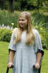 Wassenaar 8 juli 2016
Koninklijk fotouur op de Horsten met Koning Willem Alexander Koningin Maxima en de prinsessen Amalia Ariane en Alexia. Ook de honden zijn erbij.