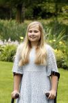 Wassenaar 8 juli 2016
Koninklijk fotouur op de Horsten met Koning Willem Alexander Koningin Maxima en de prinsessen Amalia Ariane en Alexia. Ook de honden zijn erbij.