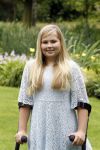 Wassenaar 8 juli 2016
Koninklijk fotouur op de Horsten met Koning Willem Alexander Koningin Maxima en de prinsessen Amalia Ariane en Alexia. Ook de honden zijn erbij.