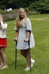 Wassenaar 8 juli 2016
Koninklijk fotouur op de Horsten met Koning Willem Alexander Koningin Maxima en de prinsessen Amalia Ariane en Alexia. Ook de honden zijn erbij.