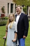Wassenaar 8 juli 2016
Koninklijk fotouur op de Horsten met Koning Willem Alexander Koningin Maxima en de prinsessen Amalia Ariane en Alexia. Ook de honden zijn erbij.