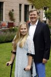 Wassenaar 8 juli 2016
Koninklijk fotouur op de Horsten met Koning Willem Alexander Koningin Maxima en de prinsessen Amalia Ariane en Alexia. Ook de honden zijn erbij.
