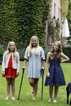 Wassenaar 8 juli 2016
Koninklijk fotouur op de Horsten met Koning Willem Alexander Koningin Maxima en de prinsessen Amalia Ariane en Alexia. Ook de honden zijn erbij.