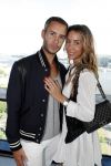 Amsterdam 11 juli 2016 
Modeshow Maria Tailor in de amsterdam Lookout aan het IJ. Renee Vervoorn met man Guy v d Reijden
