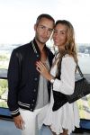 Amsterdam 11 juli 2016 
Modeshow Maria Tailor in de amsterdam Lookout aan het IJ. Renee Vervoorn met man Guy v d Reijden