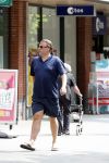 Amsterdam 23 juli 2016
 Robert jensen doet boodschappen met zijn mercedes SL 500 cabrio