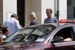 Amsterdam 15 juli 2016
Barry en Sandra Hay op terras met vrienden waaronder Ruben Nicolai en Regina Romeijn.