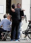 Amsterdam 15 juli 2016
Barry en Sandra Hay op terras met vrienden waaronder Ruben Nicolai en Regina Romeijn.