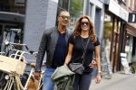 Amsterdam 4 juli 2016
Ruud Gullit met zijn vriendin Karin  de Rooy