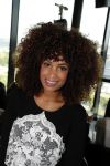 Amsterdam 11 juli 2016 
Modeshow Maria Tailor in de amsterdam Lookout aan het IJ. Sharon Doorson met vriend
