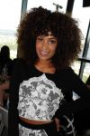 Amsterdam 11 juli 2016 
Modeshow Maria Tailor in de amsterdam Lookout aan het IJ. Sharon Doorson met vriend
