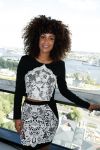 Amsterdam 11 juli 2016 
Modeshow Maria Tailor in de amsterdam Lookout aan het IJ. Sharon Doorson met vriend