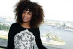 Amsterdam 11 juli 2016 
Modeshow Maria Tailor in de amsterdam Lookout aan het IJ. Sharon Doorson met vriend