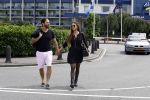 Amsterdam Schiphol 7 juli 2016
Sylvia Geersen voor het eerst met haar man Rogelio Castro Martinez in Nederland.