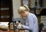 Amsterdam 8 juli 2016
Tjitske Reidinga op terras met een vriendin