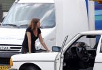 Amsterdam 15 juli 2016
Isa Hoes heeft problemen met haar auto/mercedes en wordt geholpen door de ANWB