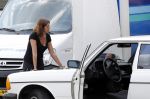 Amsterdam 15 juli 2016
Isa Hoes heeft problemen met haar auto/mercedes en wordt geholpen door de ANWB
