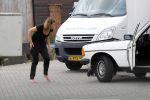 Amsterdam 15 juli 2016
Isa Hoes heeft problemen met haar auto/mercedes en wordt geholpen door de ANWB