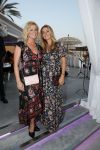 ibiza 23 juni 2017
Opening restarant club Xaxa van EWesley Sneijder en zijn vrouw Yolanthe Sneijder Cabau op eht strand van Cala Tarida. Bridget Maasland met Monique Matthijsen