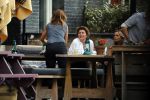 Amsterdam 27 juni 2017
Candy Dulfer op terras met vriendinnen