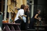 Amsterdam 27 juni 2017
Candy Dulfer op terras met vriendinnen