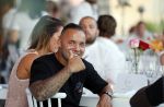 ibiza 23 juni 2017
Opening restarant club Xaxa van EWesley Sneijder en zijn vrouw Yolanthe Sneijder Cabau op eht strand van Cala Tarida. Demy de Zeeuw