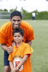 Amsterdam 17 juni 2017
Michael Reiziger met zijn zoon bij AFC mini wk