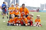 Amsterdam 17 juni 2017
Michael Reiziger met zijn zoon bij AFC mini wk