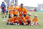 Amsterdam 17 juni 2017
Michael Reiziger met zijn zoon bij AFC mini wk