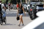 Amsterdam 22 jun i 2017
Monica Geuze met een vriendin op terras bij George