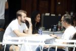 Amsterdam 22 jun i 2017
Monica Geuze met een vriendin op terras bij George
