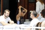 Amsterdam 22 jun i 2017
Monica Geuze met een vriendin op terras bij George