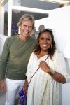 ibiza 23 juni 2017
Opening restarant club Xaxa van EWesley Sneijder en zijn vrouw Yolanthe Sneijder Cabau op eht strand van Cala Tarida. Patty Brard met Antoine