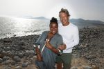 ibiza 24 juni 2017
Patty Brard met haar man Antoine de Vijver op ibiza