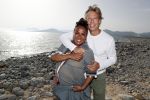 ibiza 24 juni 2017
Patty Brard met haar man Antoine de Vijver op ibiza