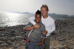 ibiza 24 juni 2017
Patty Brard met haar man Antoine de Vijver op ibiza