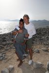 ibiza 24 juni 2017
Patty Brard met haar man Antoine de Vijver op ibiza