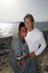 ibiza 24 juni 2017
Patty Brard met haar man Antoine de Vijver op ibiza
