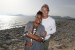 ibiza 24 juni 2017
Patty Brard met haar man Antoine de Vijver op ibiza