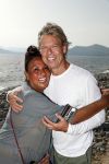 ibiza 24 juni 2017
Patty Brard met haar man Antoine de Vijver op ibiza