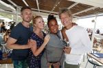 ibiza 24 juni 2017
Patty Brard met haar man Antoine de Vijver op ibiza