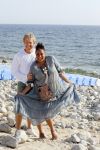 ibiza 24 juni 2017
Patty Brard met haar man Antoine de Vijver op ibiza